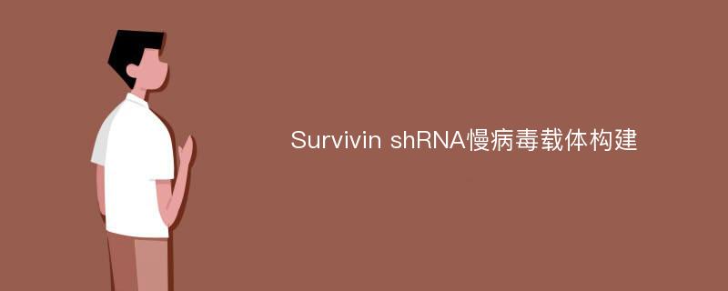 Survivin shRNA慢病毒载体构建