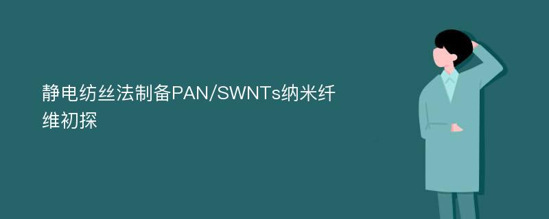 静电纺丝法制备PAN/SWNTs纳米纤维初探