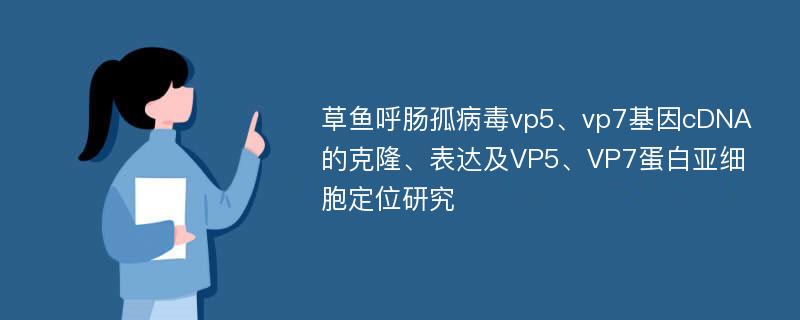 草鱼呼肠孤病毒vp5、vp7基因cDNA的克隆、表达及VP5、VP7蛋白亚细胞定位研究