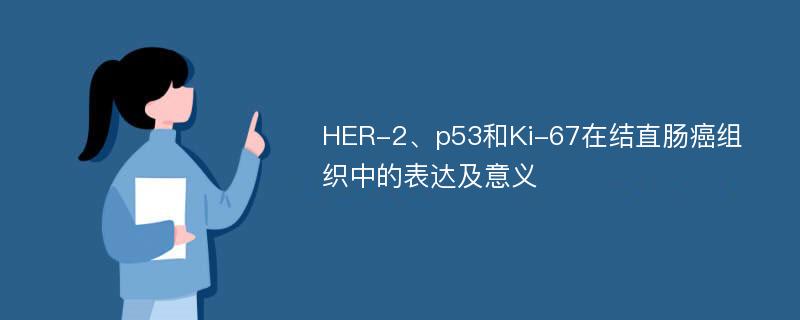 HER-2、p53和Ki-67在结直肠癌组织中的表达及意义